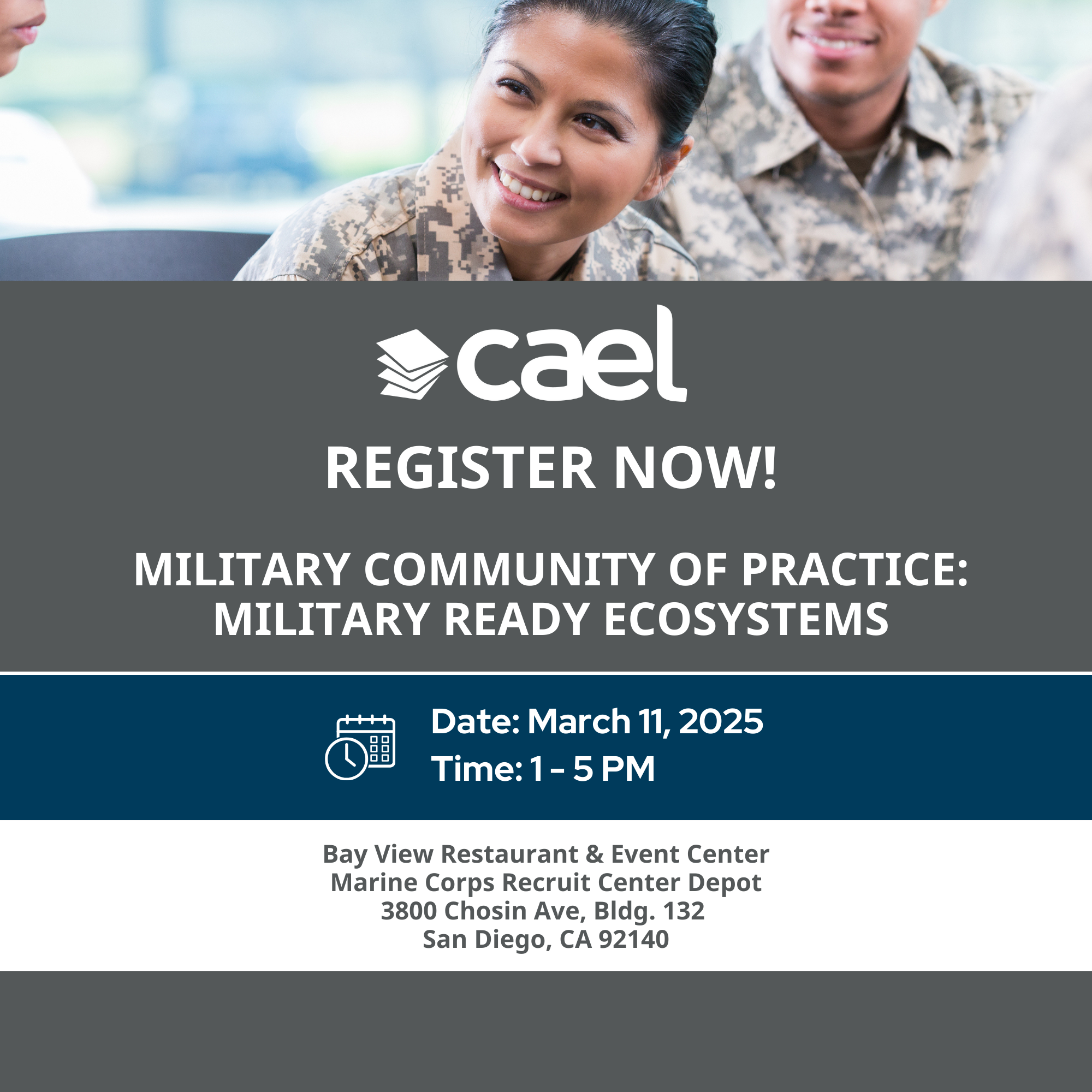 Military Community of Practice Convening in San Diego